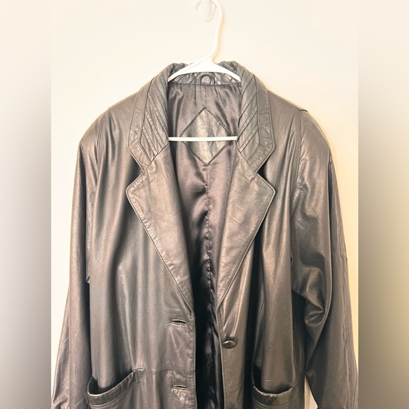 Vintage Jacqueline Ferrar Full Length Leather Coat Great Condition - Picture 2 of 6